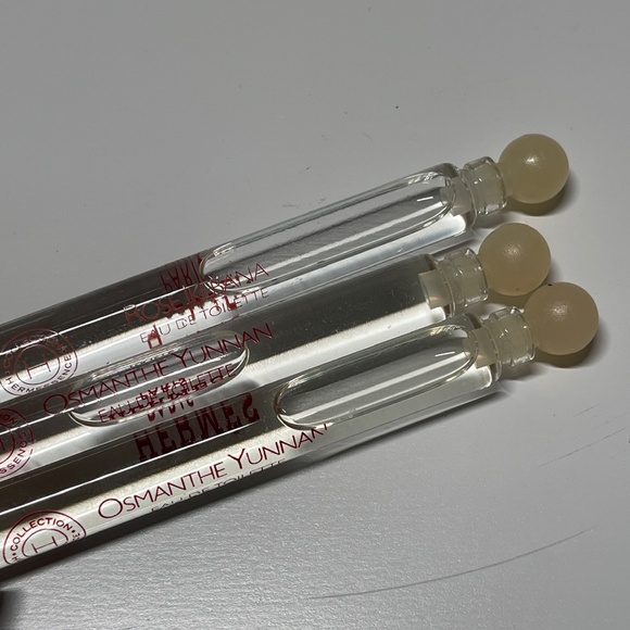Lot of 3 Hermes 4ml each Osmanthe Yunnan Rose Kebana perfume fragrance - Picture 2 of 5